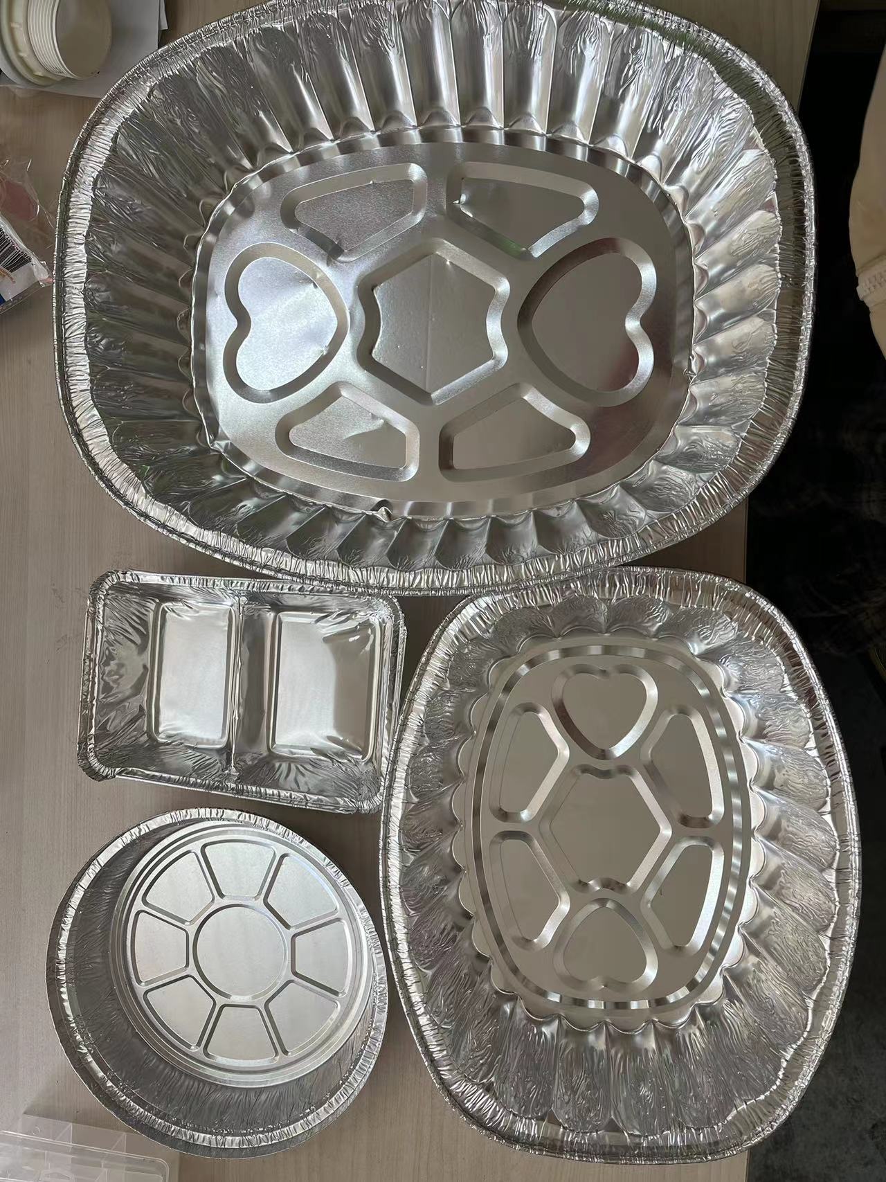 Tin Foil Dishes Food Packaging Containers Tray Die-casting Injection Molding Machine