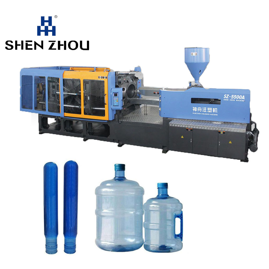 5 Gallon Water Bottle Injection Molding Moulding Machine
