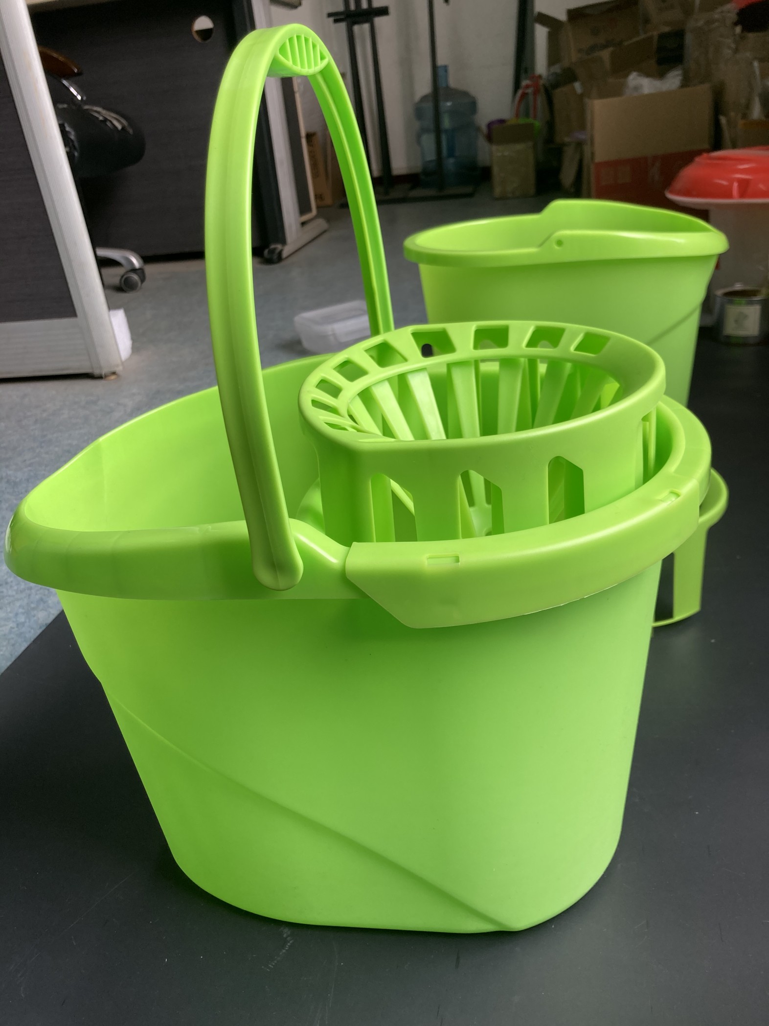 Plastic Mop Bucket And Wringer With Handle Injection Molding Machine